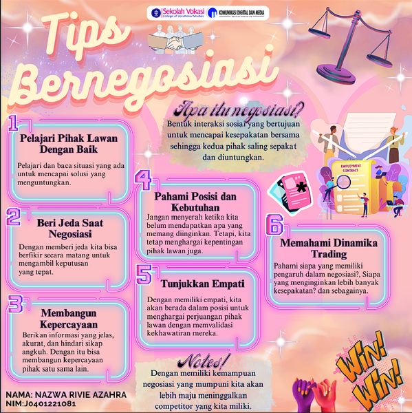 Poster Tips Berorganisasi